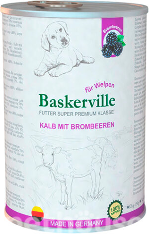 Baskerville Телятина з ожиною для цуценят