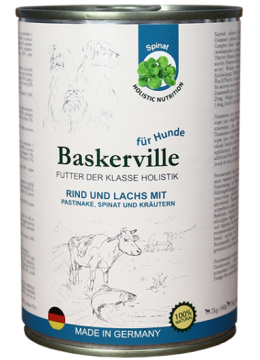 Baskerville Holistic Лосось та яловичина з пастернаком, шпинатом та зеленню