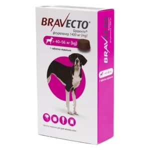 Bravecto (Бравекто) від 40 до 56 кг, 1 шт